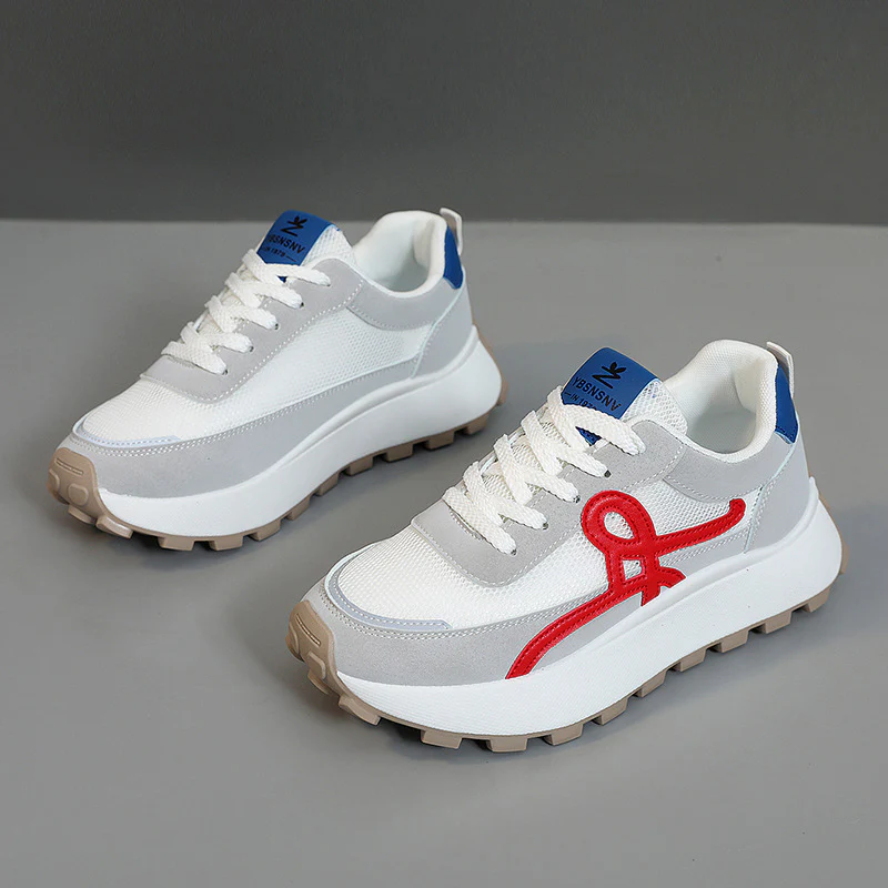 Damen Sportliche Sneaker mit atmungsaktiver Mesh-Oberfläche und dämpfendem Komfort Heidi Mode - Image 2