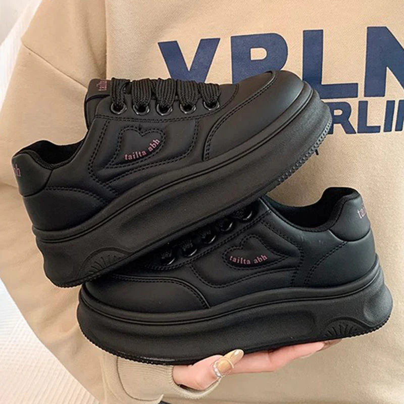 Damen Sportliche Sneaker mit dicker Laufsohle und komfortabler Dämpfung Heidi Mode