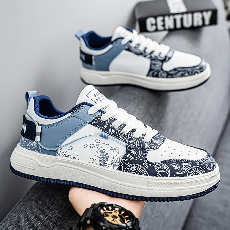 Damen Sportliche Sneaker mit kreativem Design und luftiger Netz-Oberfläche Heidi Mode