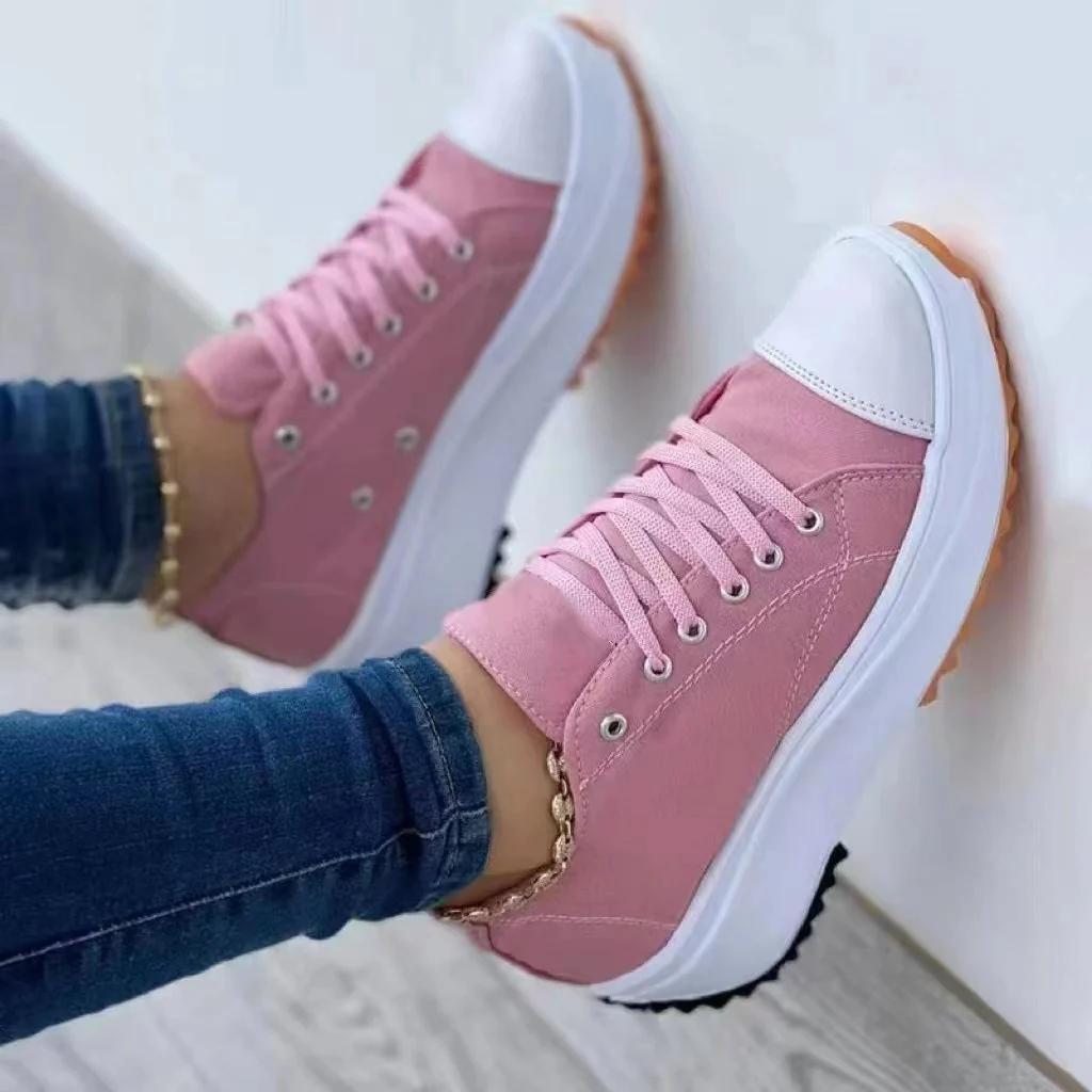 Damen Sportliche Sneaker mit modischem Obermaterial und rutschfester Sohle Heidi Mode - Image 3