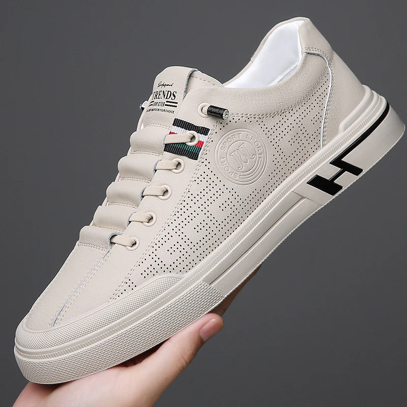 Damen Sportliche Sneaker mit perforiertem Obermaterial und modischem Design Heidi Mode