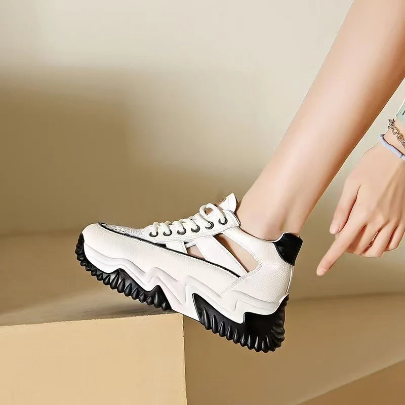 Damen Sportliche Sneaker mit rutschfester Sohle und atmungsaktiver Mesh-Oberfläche Heidi Mode - Image 5