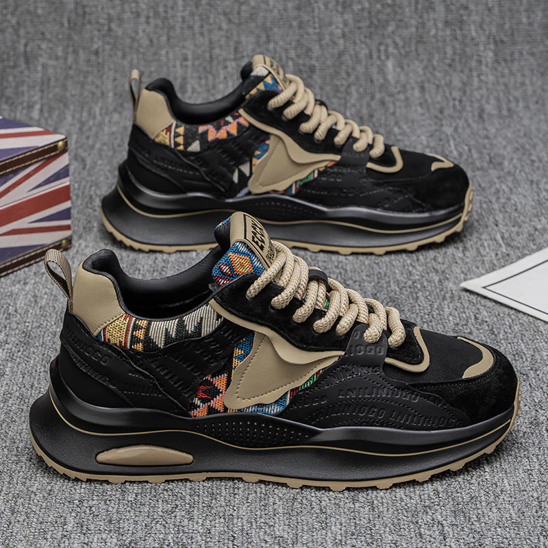 Damen Sportliche Sneaker mit strapazierfähigem Obermaterial und innovativem Designs Heidi Mode