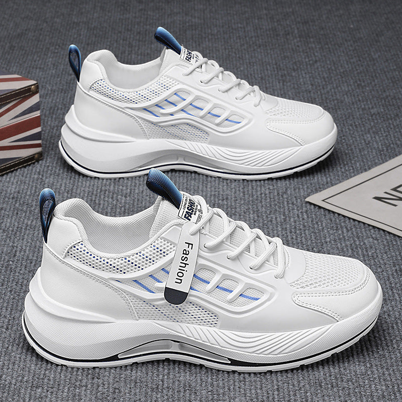 Damen Sportliche Sneakers mit atmungsaktiven Mesh-Einsätzen und stoßdämpfendem Sohlenprofil Heidi Mode