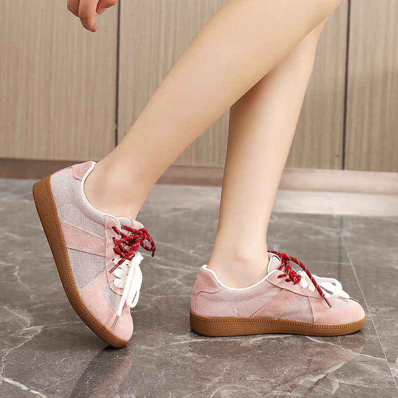 Damen Sportliche Sneakers mit atmungsaktiver Mesh-Konstruktion und bequemer Dämpfung Heidi Mode - Image 4