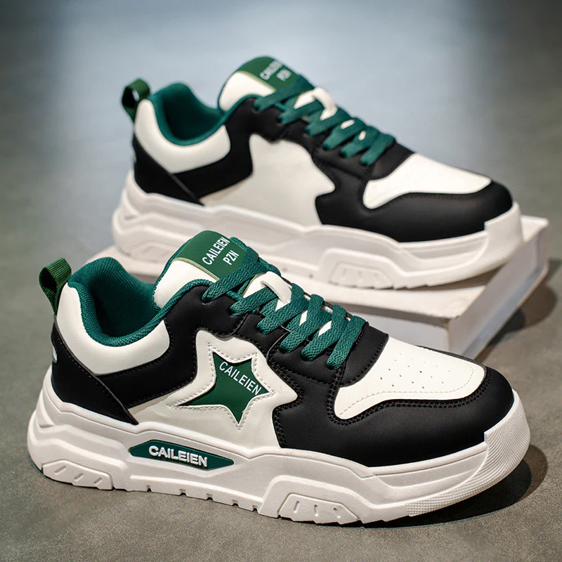 Damen Sportliche Sneakers mit dämpfendem Sohlenprofil und modernem Design Heidi Mode - Image 7