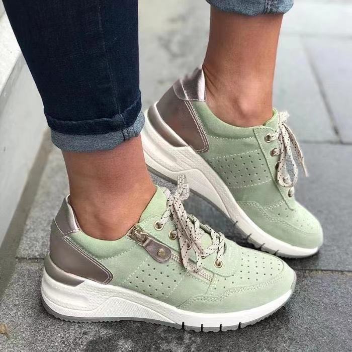 Damen sportliche Sneakers mit elegantem Reißverschluss und hohem Komfort Heidi Mode - Image 3