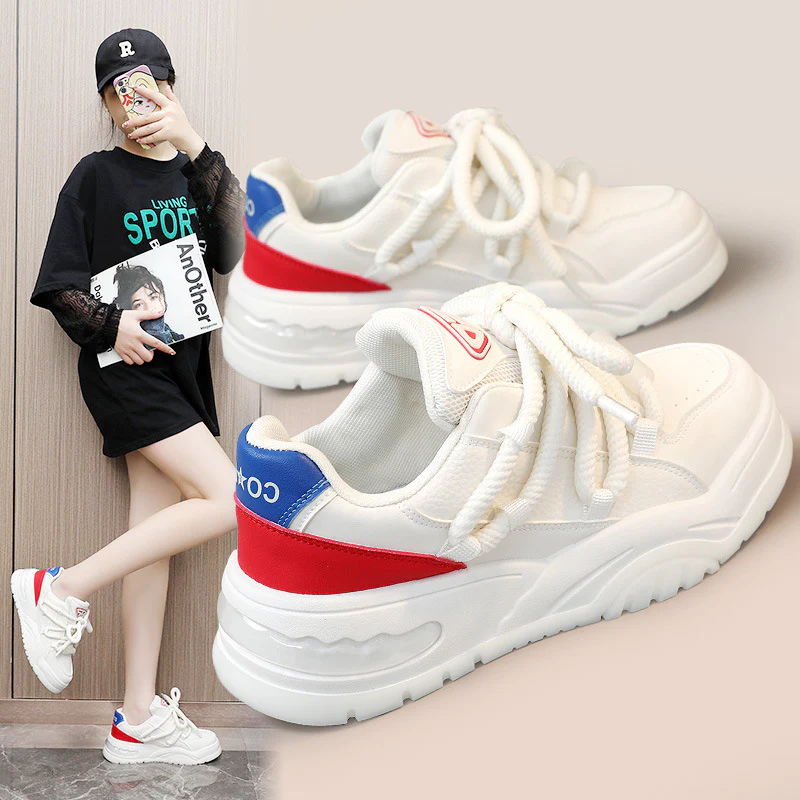 Damen Sportliche Sneakers mit gepolstertem Futter und stabiler Laufsohle Heidi Mode