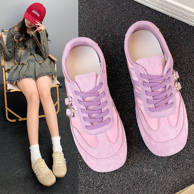 Damen Sportliche Sneakers mit hochwertigem Wildleder und ergonomischem Design Heidi Mode
