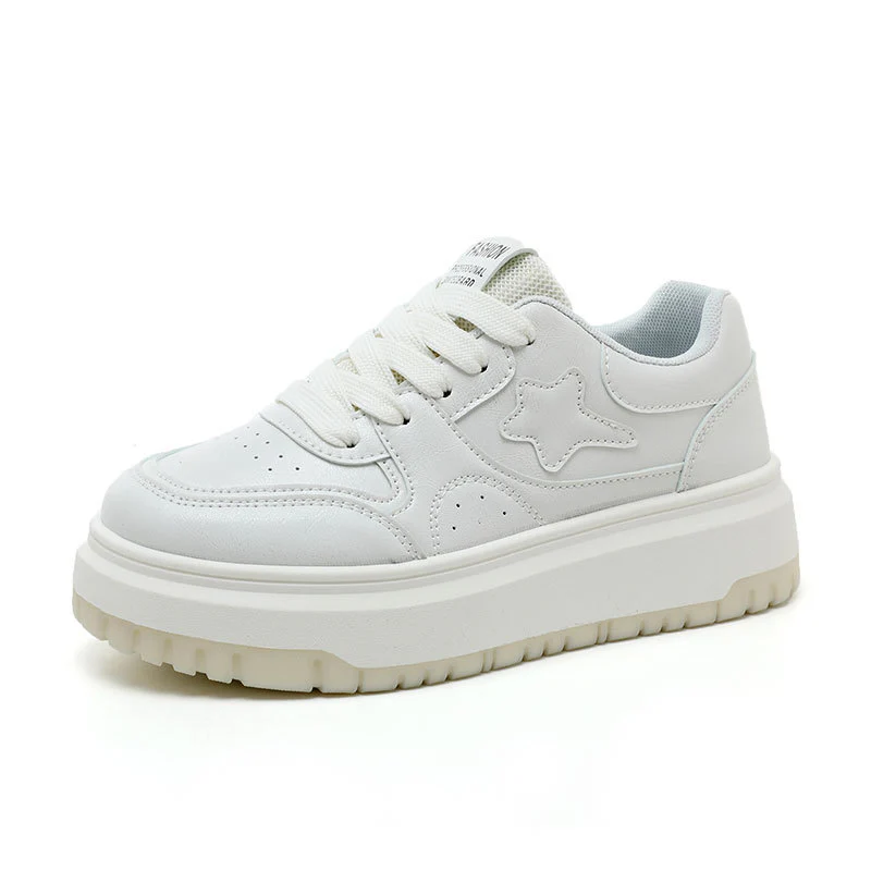 Damen Sportliche Sneakers mit hohem Plateau und atmungsaktivem Obermaterial Heidi Mode