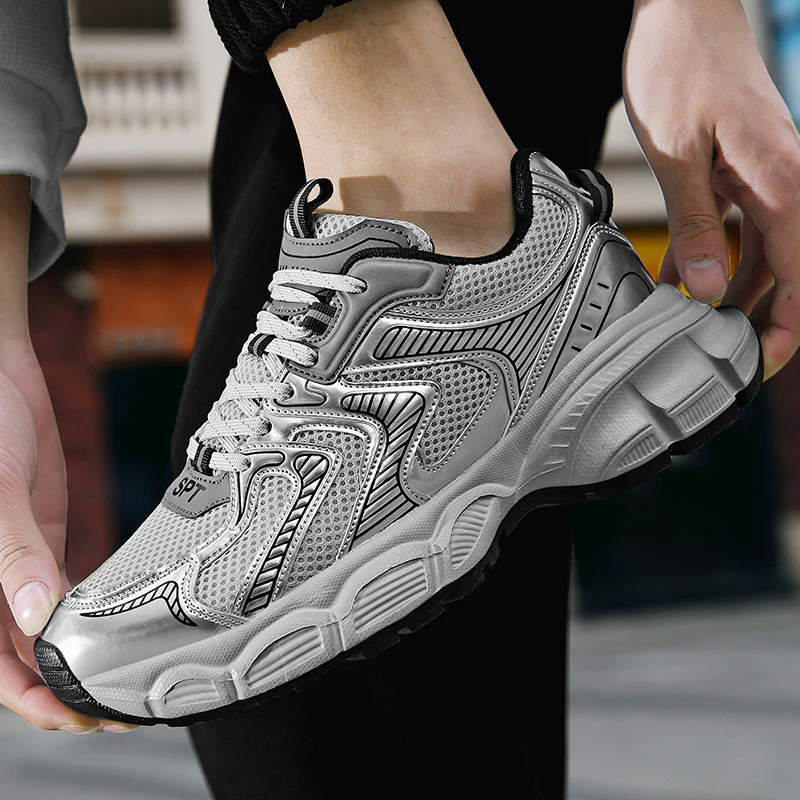 Damen Sportliche Sneakers mit innovativem Sohlen-Design Heidi Mode