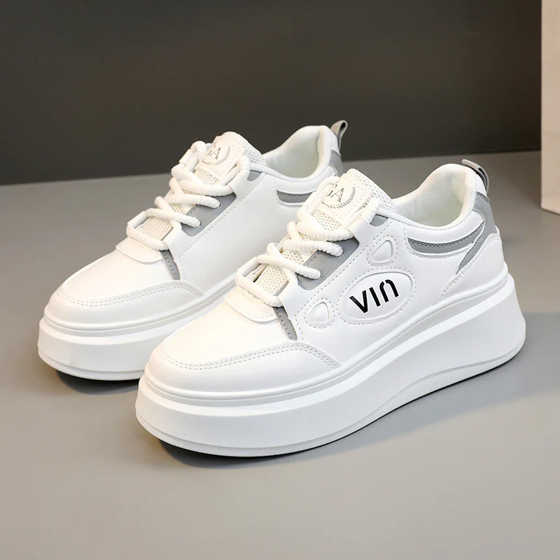 Damen Sportliche Sneakers mit innovativer Plateau-Sohle und modischem Design Heidi Mode - Image 7