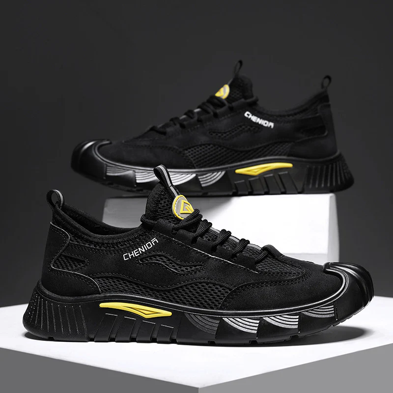 Damen Sportliche Sneakers mit luftiger Oberflächenstruktur und strapazierfähigem Sohlenprofil Heidi Mode - Image 3