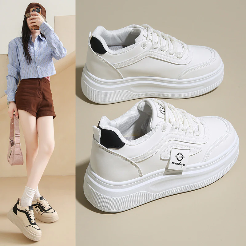 Damen Sportliche Sneakers mit modischem Plateau-Design Heidi Mode