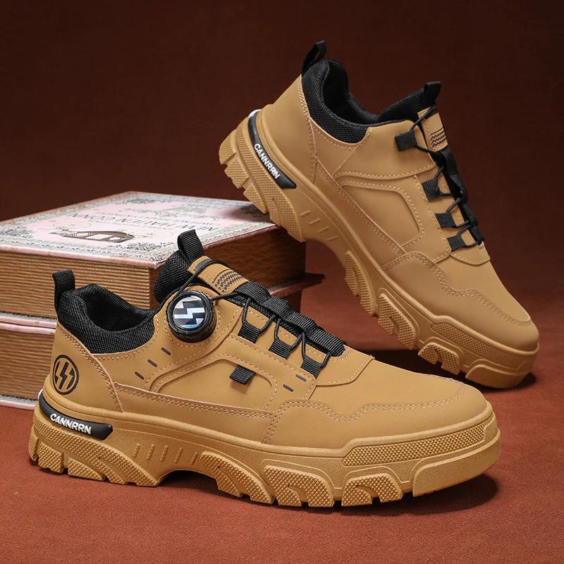 Damen Sportliche Sneakers mit robustem und rutschfestem Sohlenprofil Heidi Mode