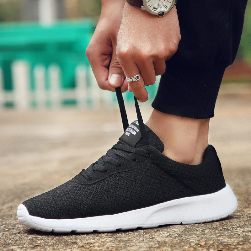 Damen Sportliche und atmungsaktive Sneakers mit flexiblem Obermaterial Heidi Mode
