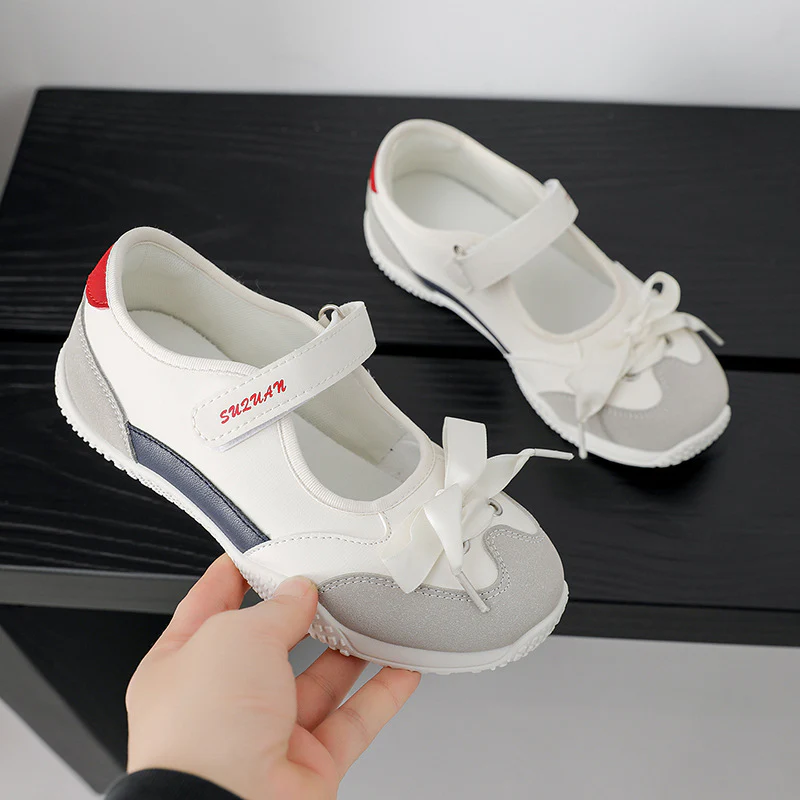 Damen Sportschuhe mit Klettverschluss und attraktivem Schleifen-Design Heidi Mode - Image 2