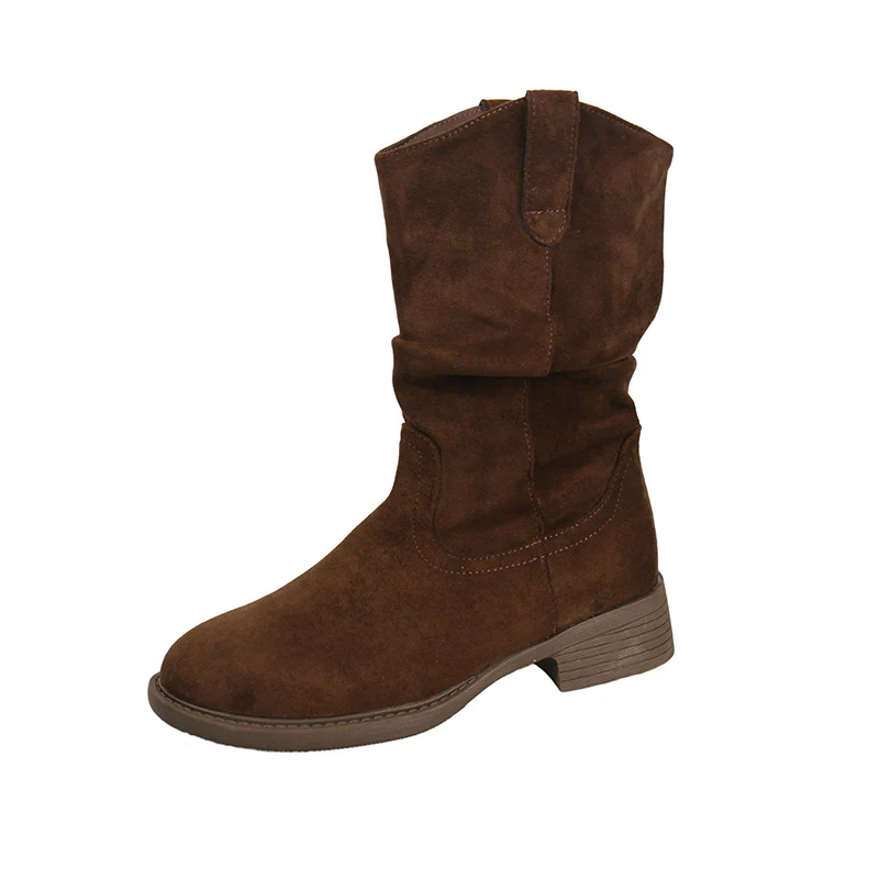 Damen Stiefel mit weichem Wildleder und rutschfester Sohle Heidi Mode - Image 5