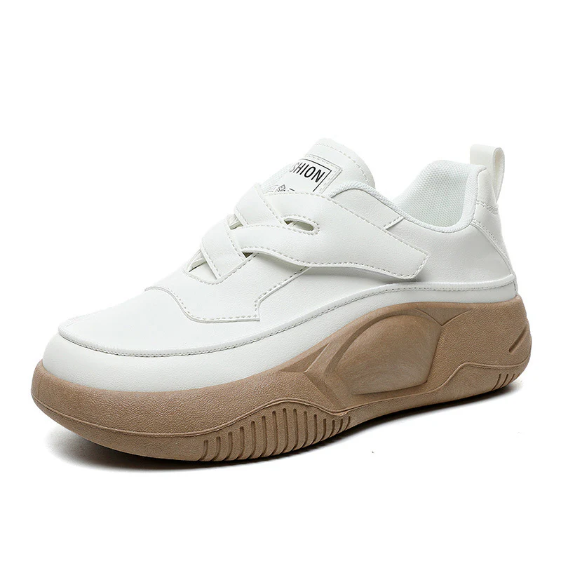 Damen trendige Sneakers mit verstärktem Knöchel und elastischem Riemensystem Heidi Mode
