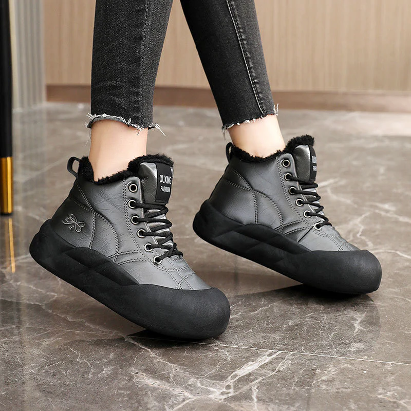Damen warme Winterschuhe mit kuscheligem Innenfutter und rutschfester Sohle Heidi Mode - Image 3