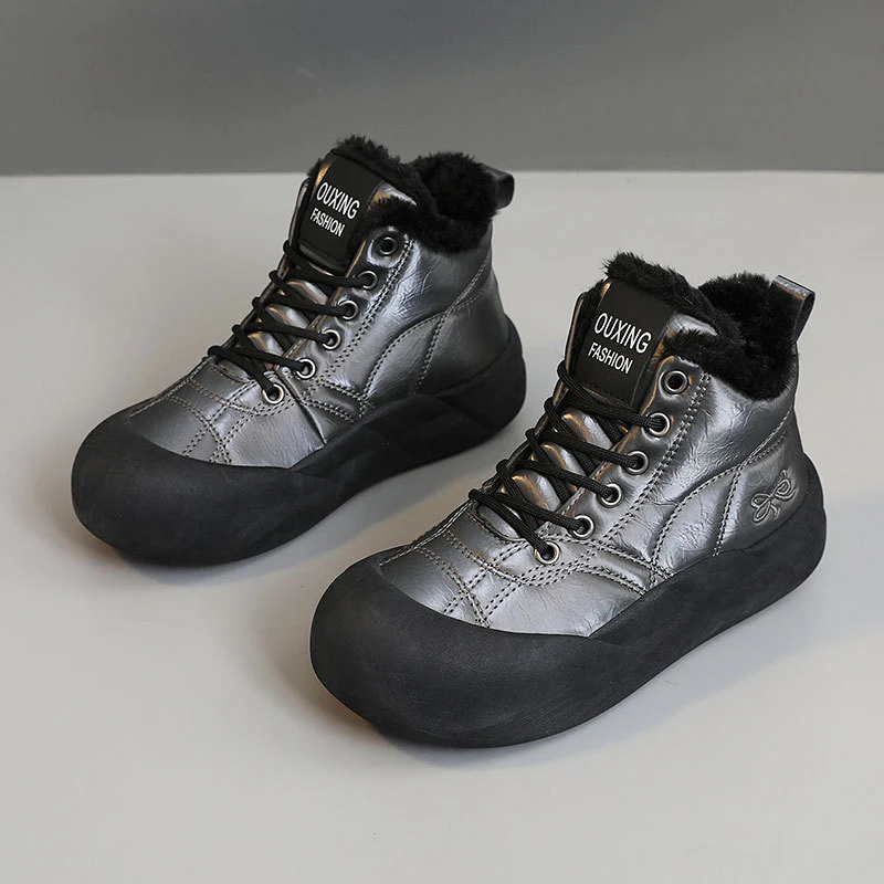 Damen warme Winterschuhe mit kuscheligem Innenfutter und rutschfester Sohle Heidi Mode - Image 7
