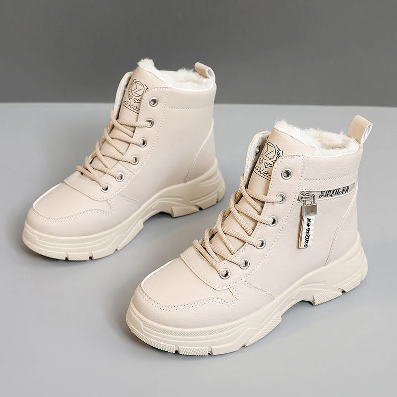Damen Winterliche High-Top Sneaker mit kuscheligem Innenfutter Heidi Mode