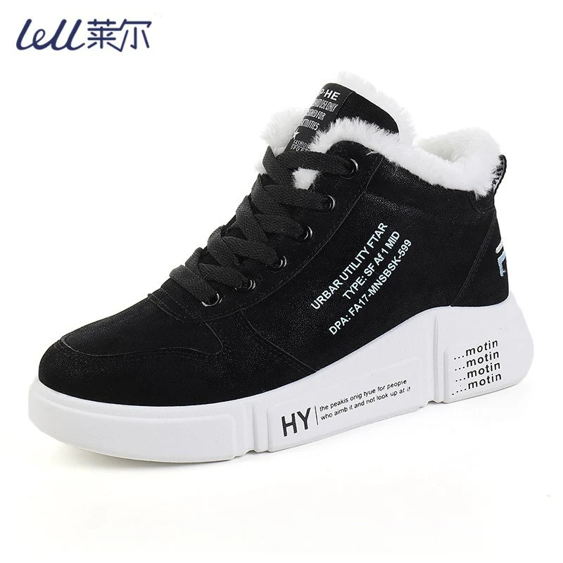 Damen Winterliche High-Top Sneaker mit kuscheligem Innenfutter und rutschfester Sohle Heidi Mode