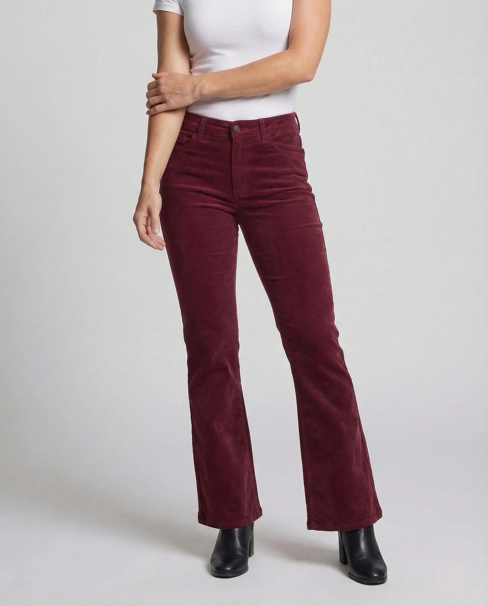Damen Stretch-Cord Schlaghose mit Komfort & Vielseitigem Style | Heidi-Mode - Image 2