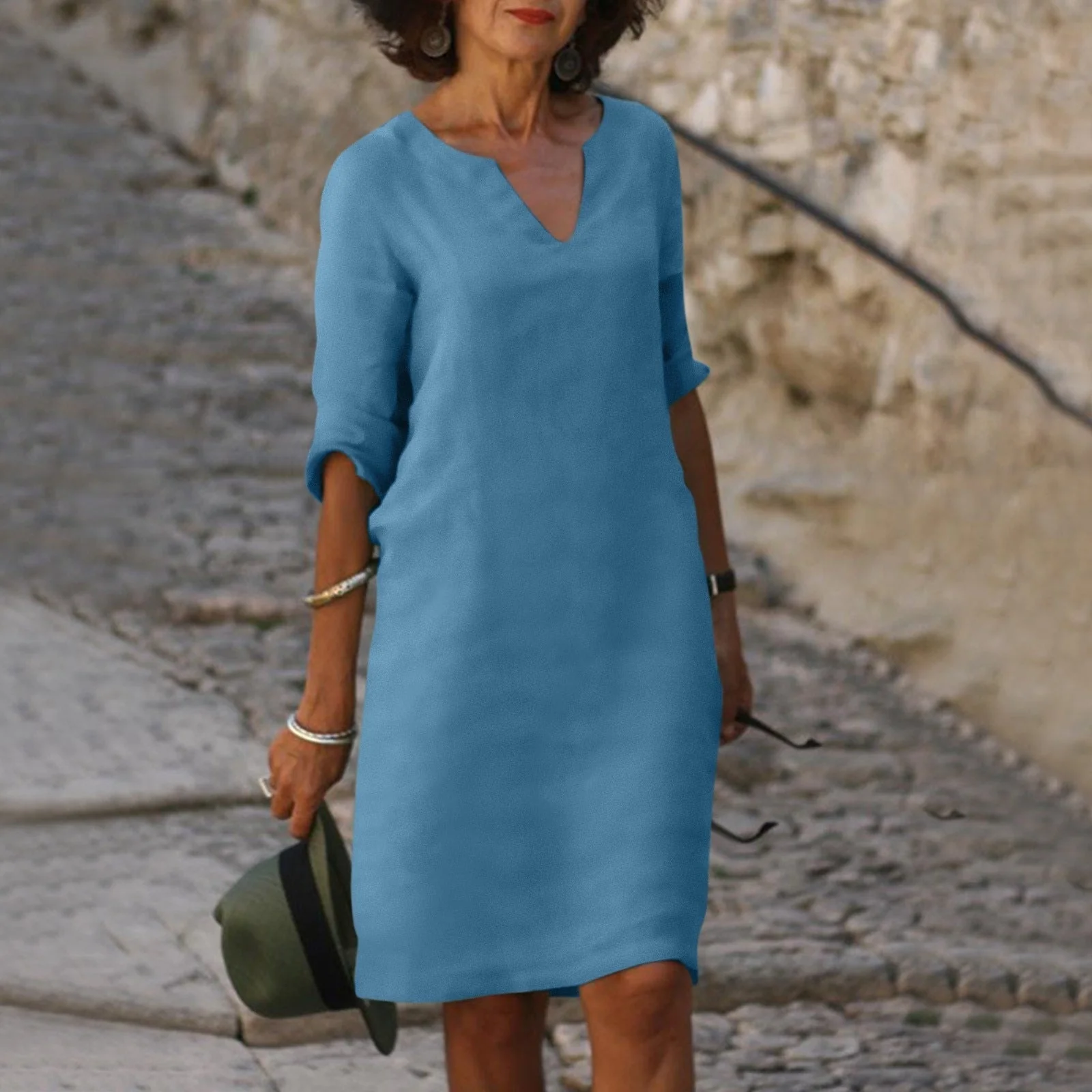 Heidi-Mode | Elegantes Sommerkleid mit V-Ausschnitt - Image 13