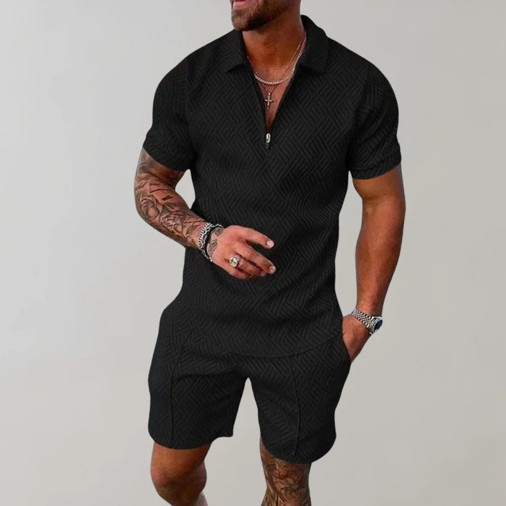 Heidi-Mode | Polo- und Shorts-Set für Herren