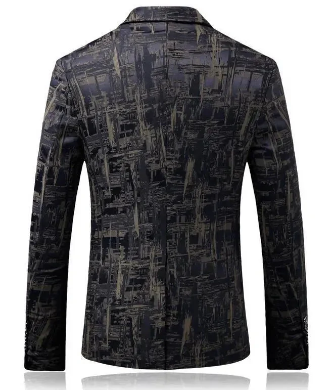 Heidi-Mode | Herren Blazer - Geometrischer Blazer