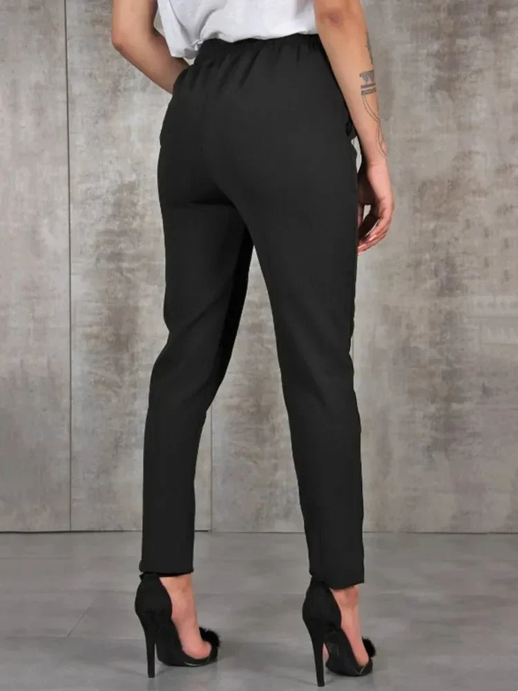 Heidi-Mode | Hochtaillen Damenhose mit Gürtel