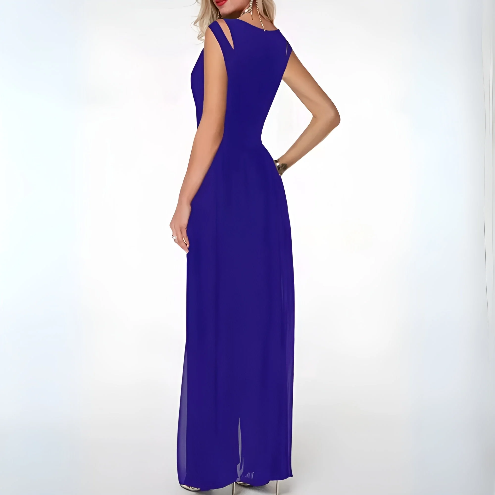 Heidi-Mode | Jumpsuit - Chiffon - Ohne Ärmel - Eleganter Stil für Besondere Anlässe - Image 4