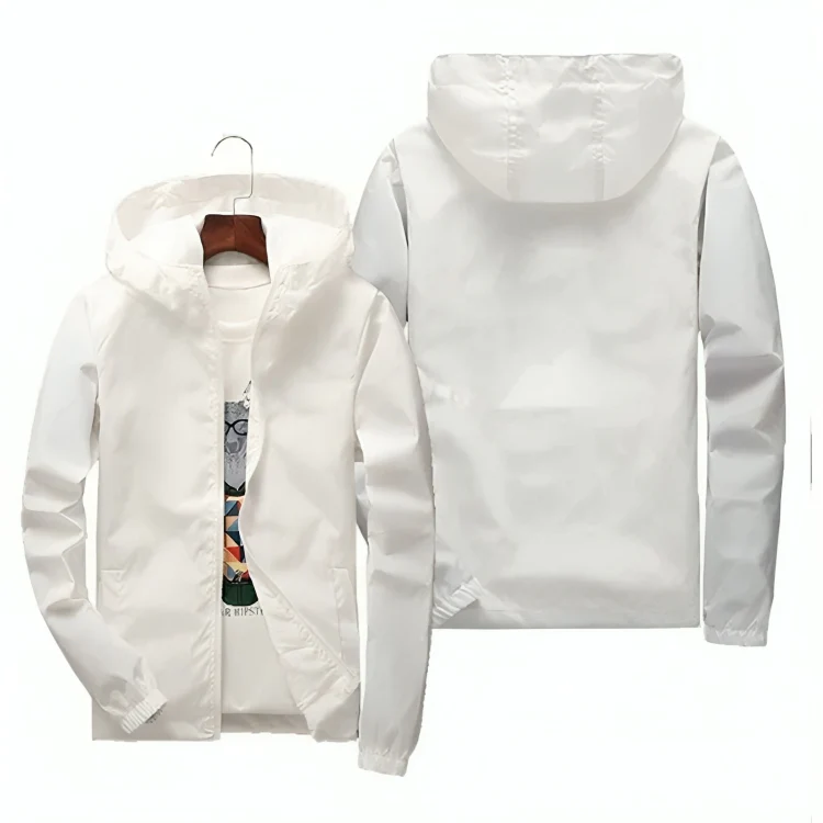 Heidi-Mode | Kapuze Wasserdichte Sommerjacke Herrenjacke