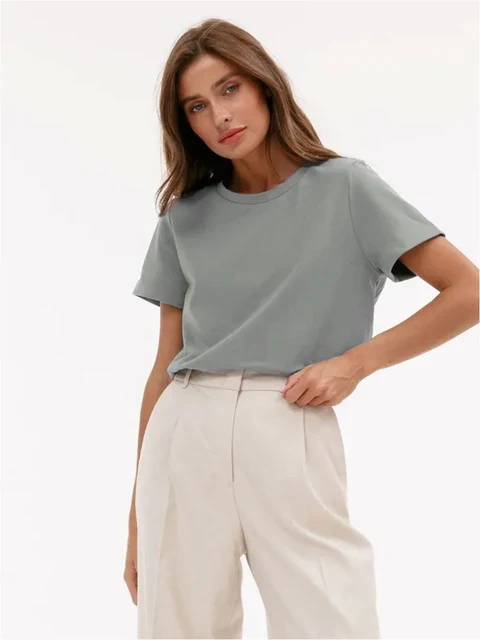 Heidi-Mode | Damen-T-Shirt Aus 100% Baumwolle
