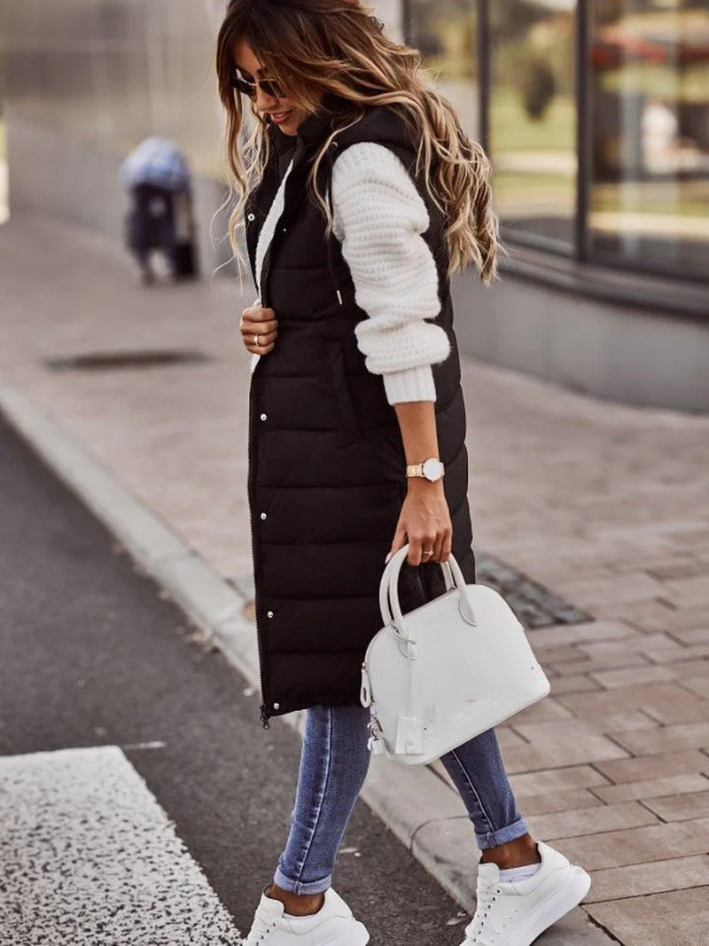 Heidi-Mode | Langer Bodywarmer Weste Camilla