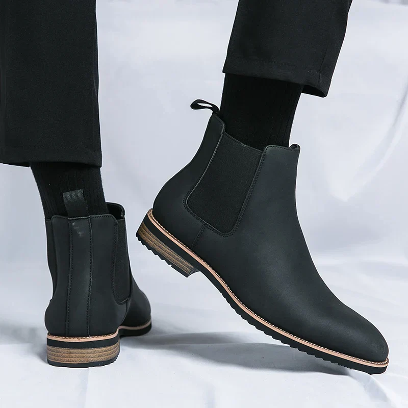 Heidi-Mode | Leder Chelsea Stiefel