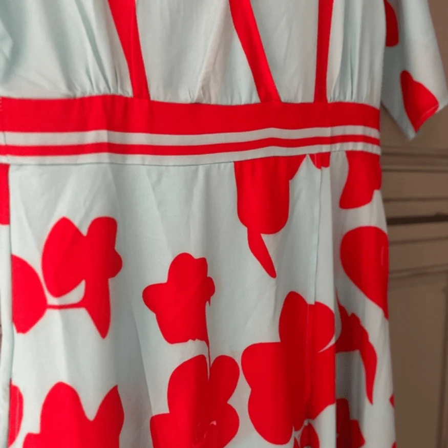 Heidi-Mode | Luxuriöses Blumenkleid Damen Kleid