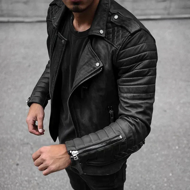 Heidi-Mode | Herren Elegante Lederjacke - Stylische Ganzjahresbekleidung