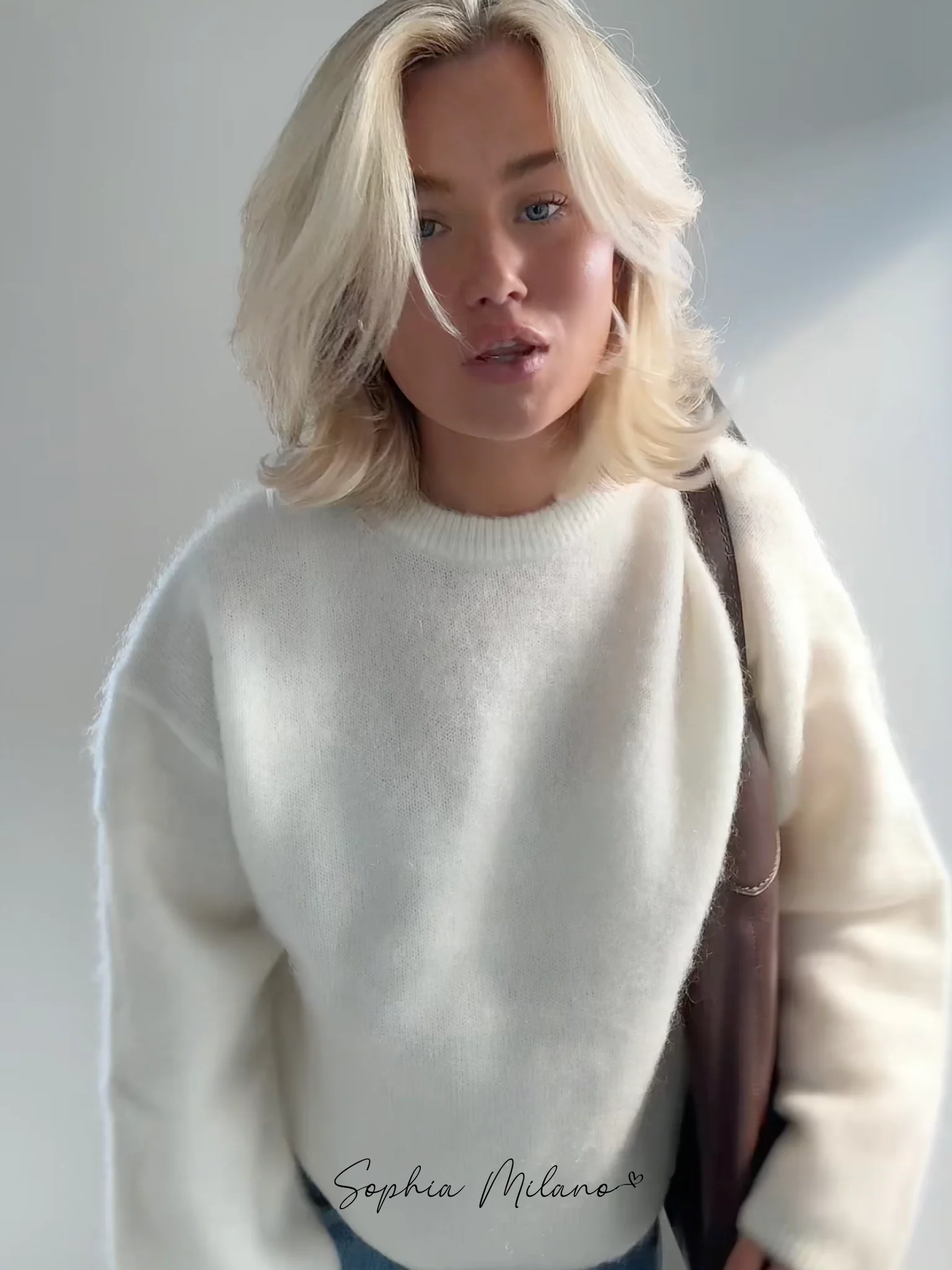 Heidi-Mode | Mohair Crewneck Pullover