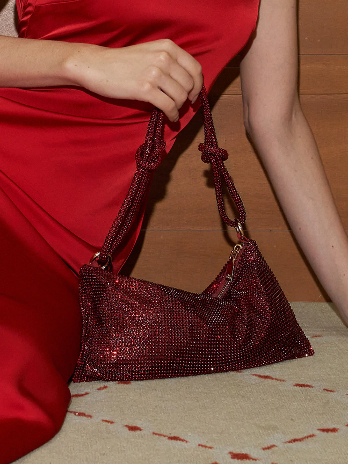 Heidi-Mode | Rhinestone Kleine Unterarmtasche