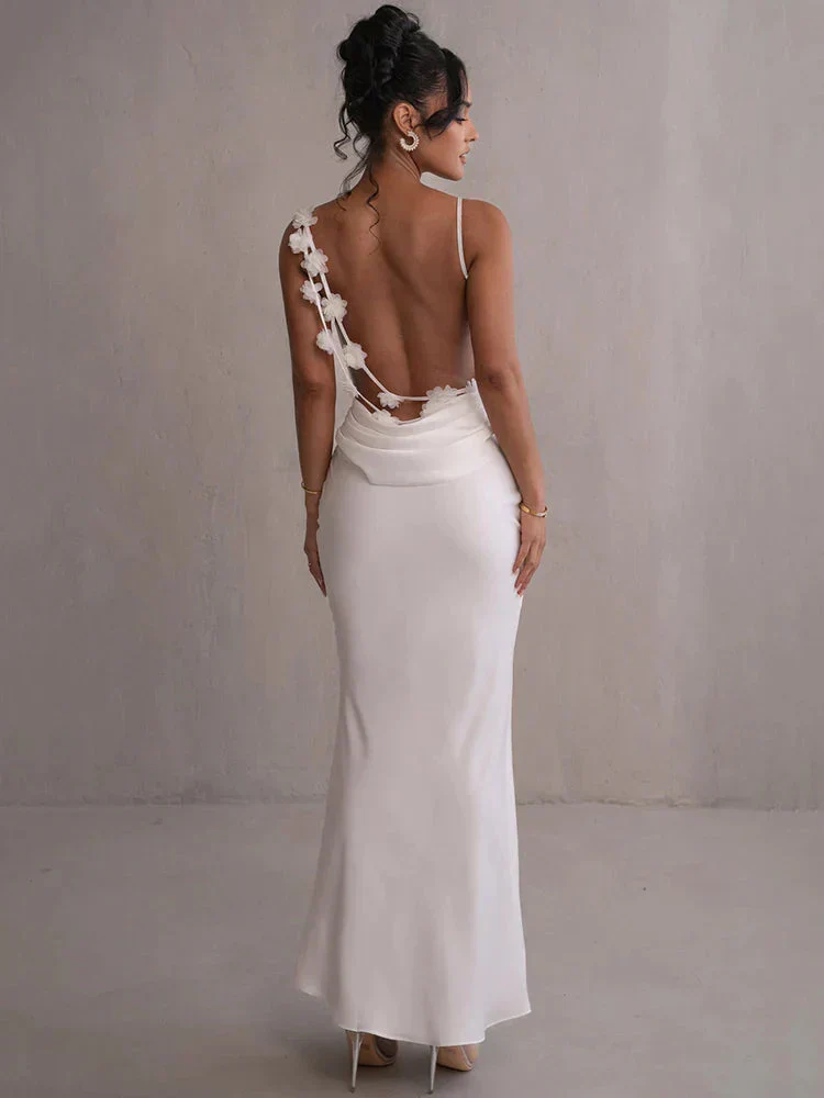 Heidi-Mode | Satin Kleid mit Blumen - Image 11
