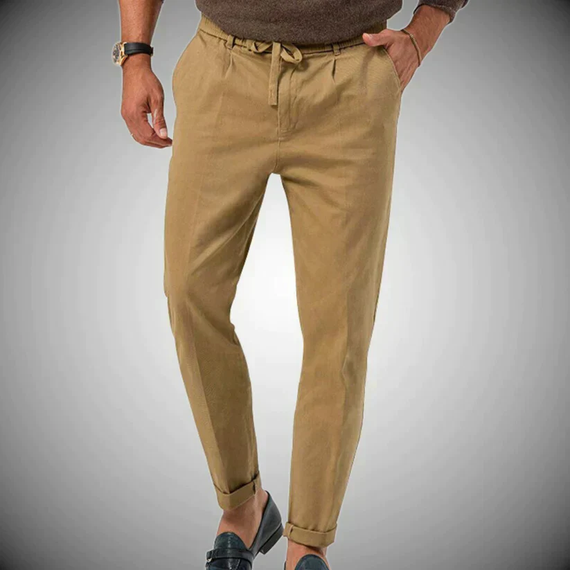Heidi-Mode | Slim Fit Leinenhose für Herren
