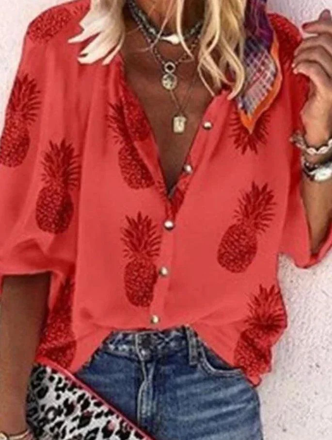 Heidi-Mode | Spitzenbestickte Boho Langarm Tunika Bluse