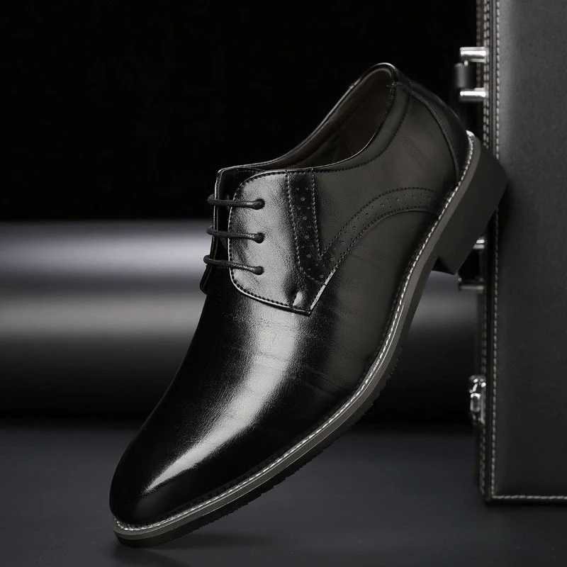 Heidi-Mode | Stilvolle Herren Schuhe Schnürschuhe mit Brogue Details