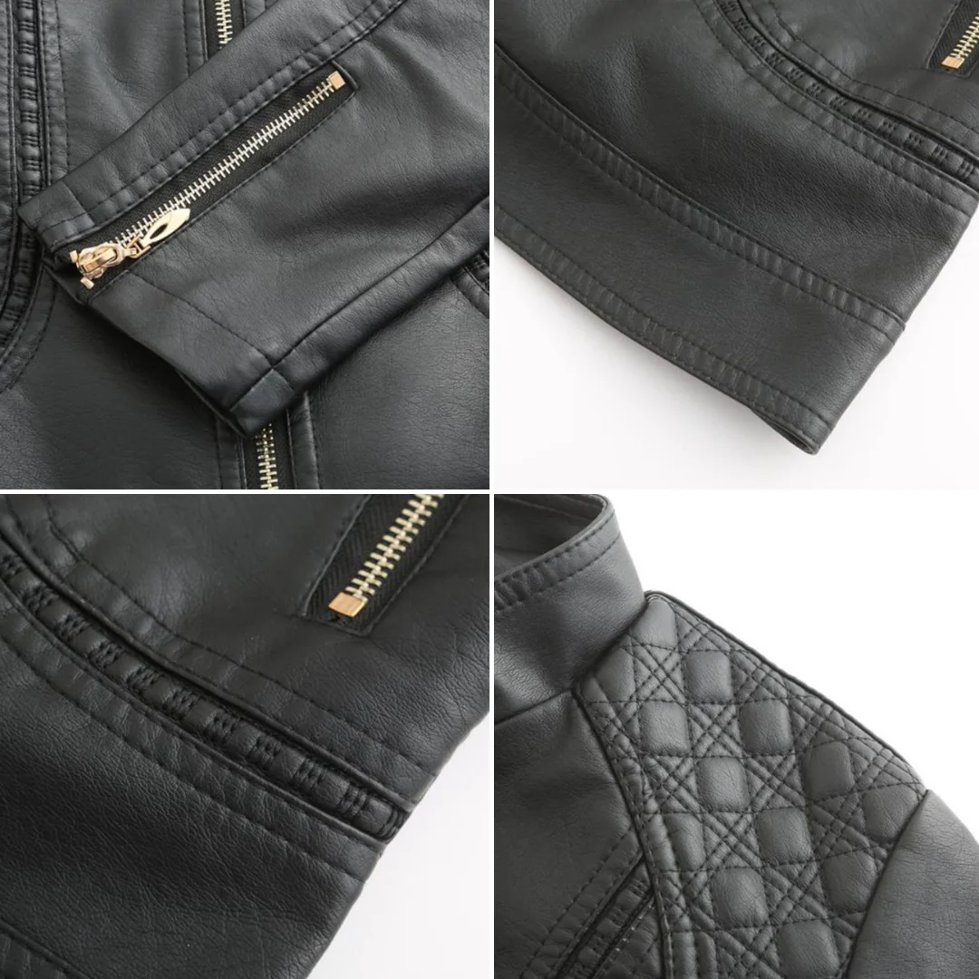 Heidi-Mode | Stylische Leder Frauenjacke aus echtem Leder