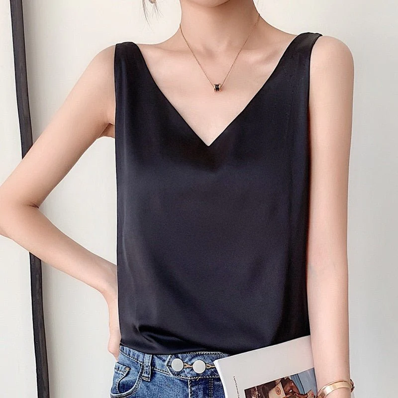 Heidi-Mode | Seidig Weiches Tanktop für Damen