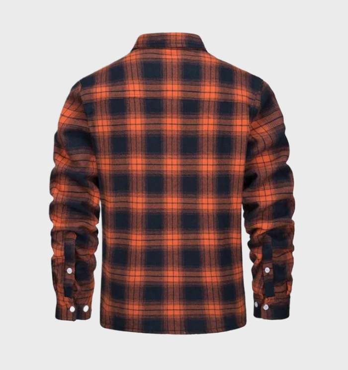 Heidi-Mode | Trendy Vintage-Style Flanell Herrenjacke