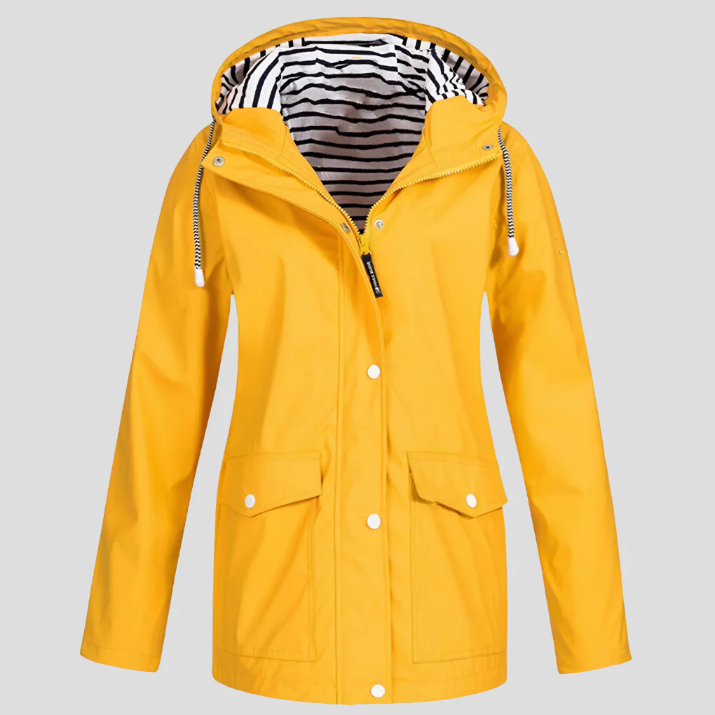 Heidi-Mode | Wasserdichte und Winddichte Kapuzenjacke für Damen