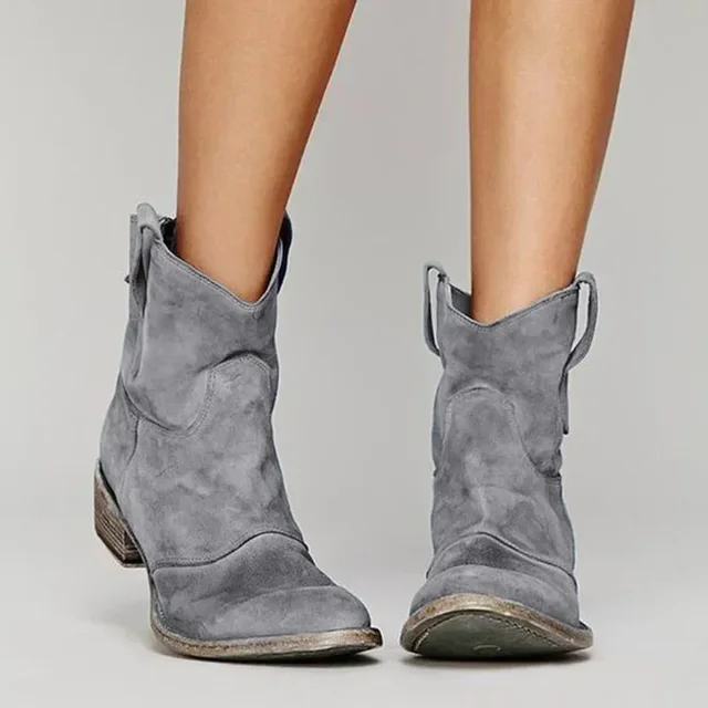 Heidi-Mode | Weinlese Cowboy Boots - Image 4